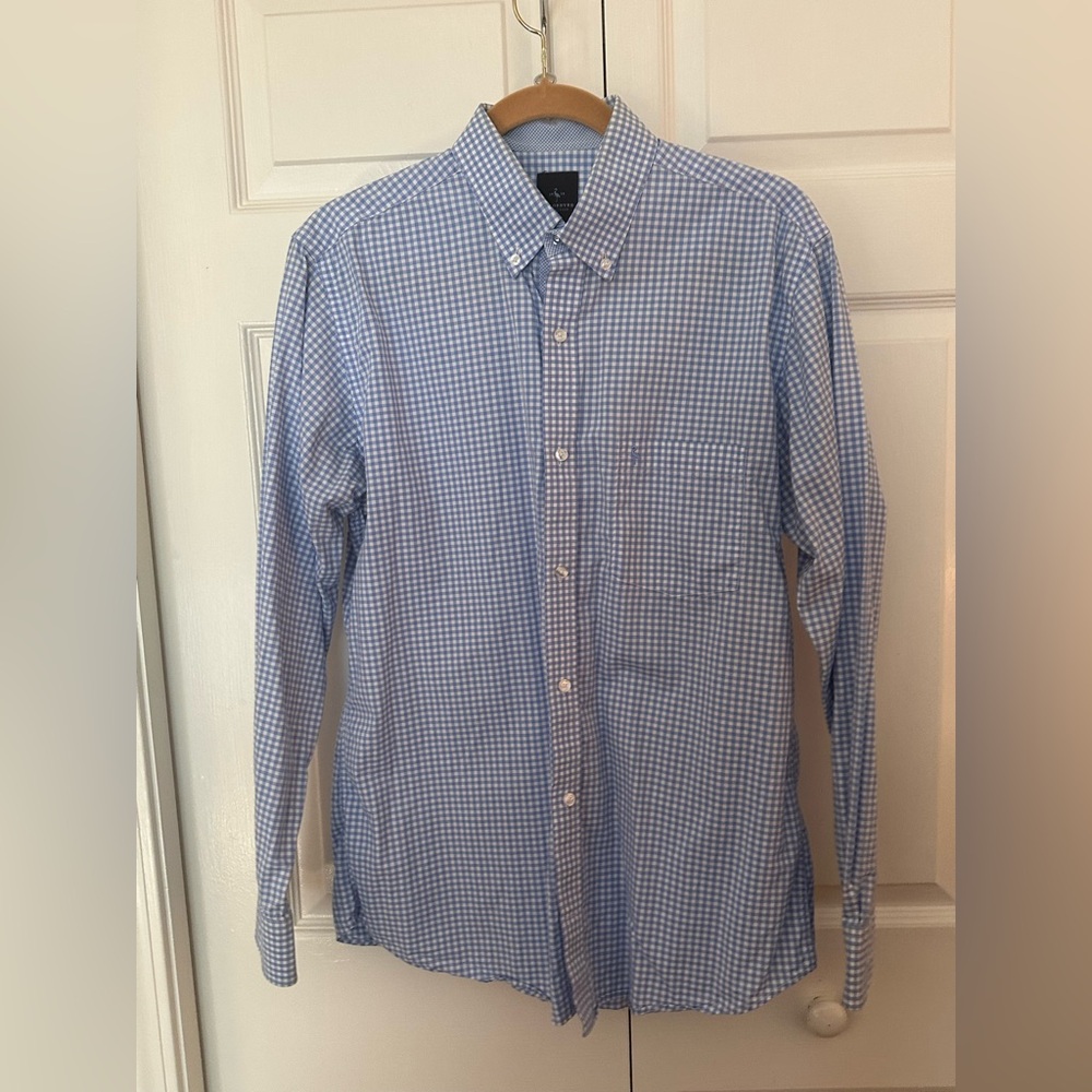 Tailorbyrd Light Blue Checkered Men's Shirt